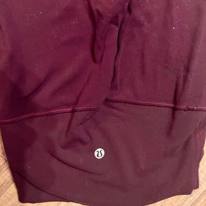 Lululemon Maroon Align Leggings | size 4 | worn lightly, will be lint rolled!